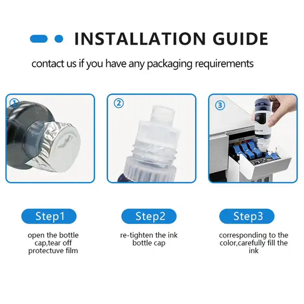 Ink GI-190 290 390 490 590 690 790 890 990 Refill Ink Compatible for Canon G Series Printer Dye Ink