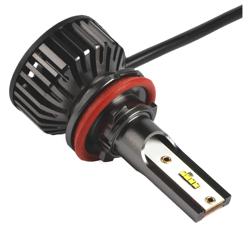 
 Светодиодная фара F2 55 Вт 6500K H7 H4 ZES, белая светодиодная фара H11 HB3 9005, автомобильная светодиодная система освещения, автомобильная фара на заказ  