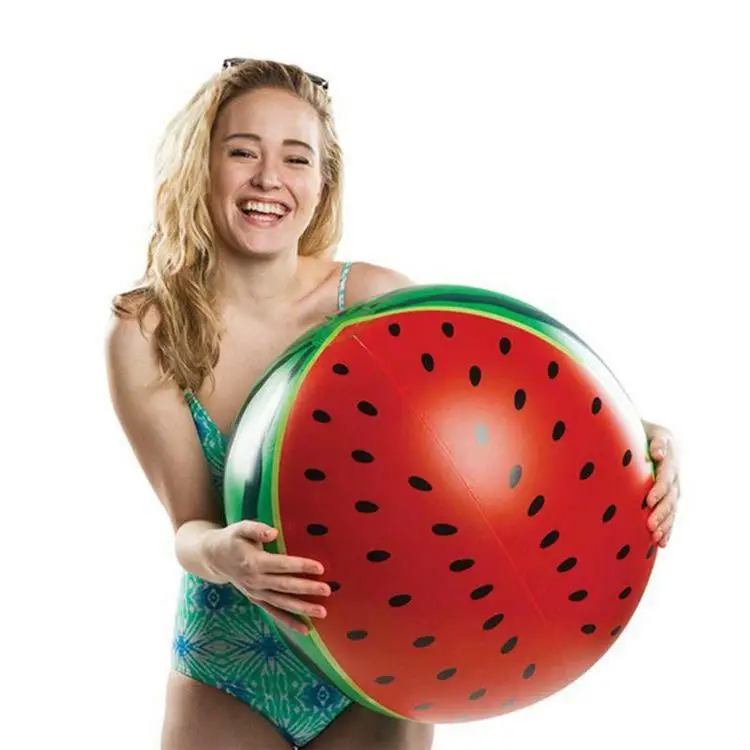 Summer popular watermelon design PVC beach ball and inflatable ball for water playing