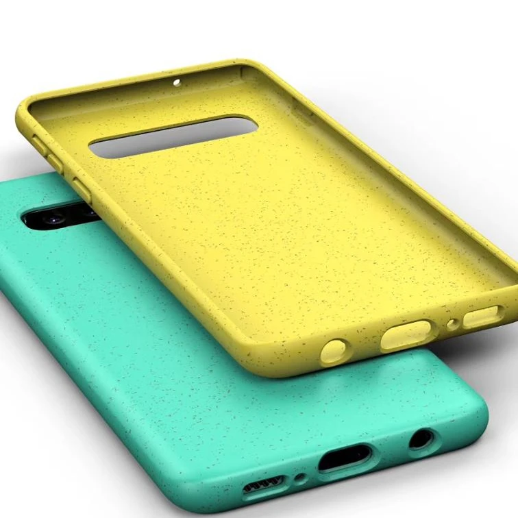 Eco-friendly Biodegradable Phone Case For IphoneX Xs Xr,Recycled Mobile cover For Huawei P30,Eco Phone Case For SamsungS10 Cases