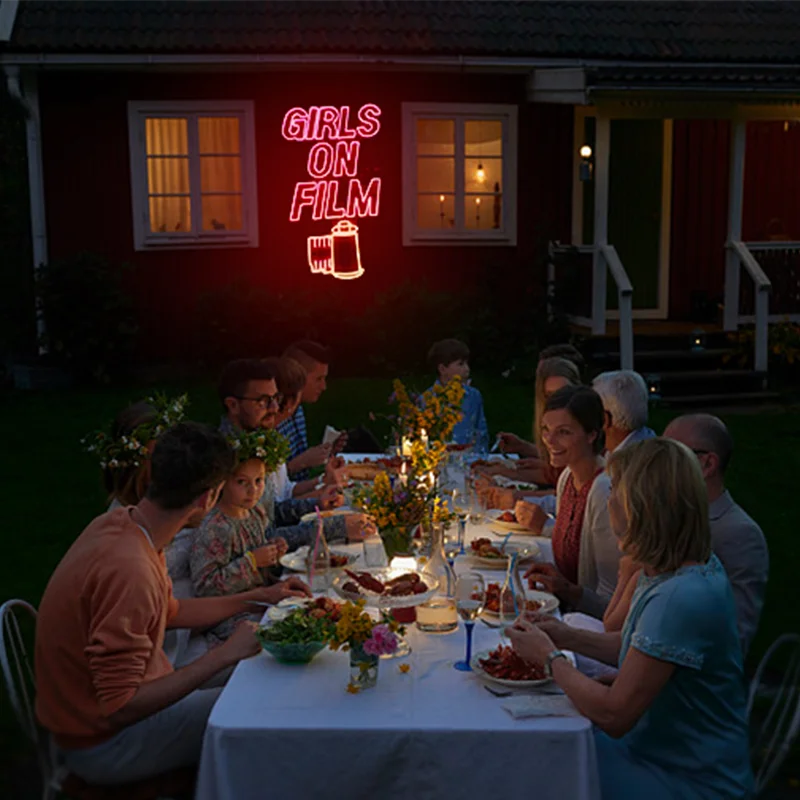 Dropshipping Custom Design Acrylic Letter LED Light Flex Neon Sign NO MOQ For Wall Party Wedding Decor