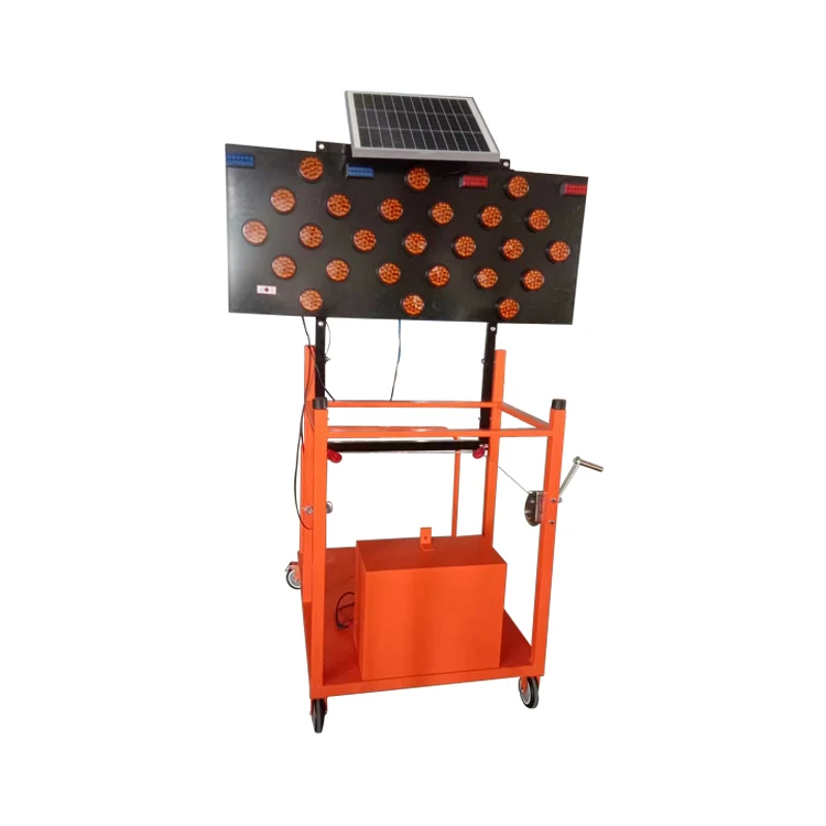 Portable Boards Amber Construction 25 Lamps Vehicle Truck Mounted Guide Led Traffic Arrow Board Sign