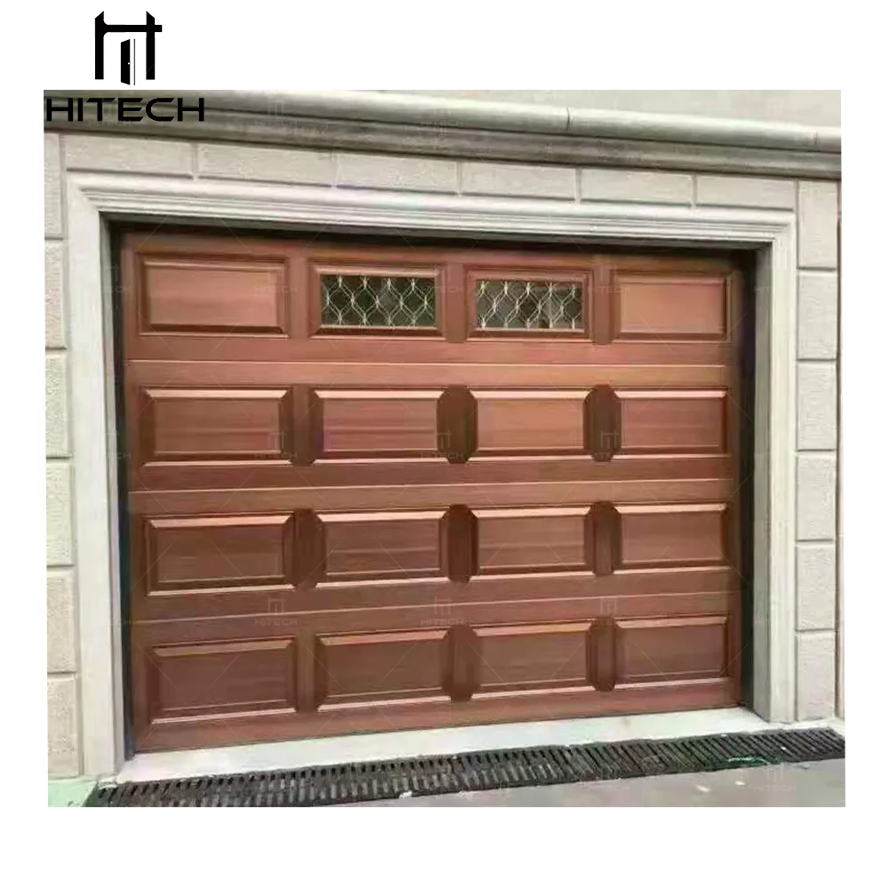 Hitech стена упрочненного стекла с металлическим креплением Складная двойная Двойные 10x8 стеклянные двери гаража выполненные atomated 16x7 двери гаража