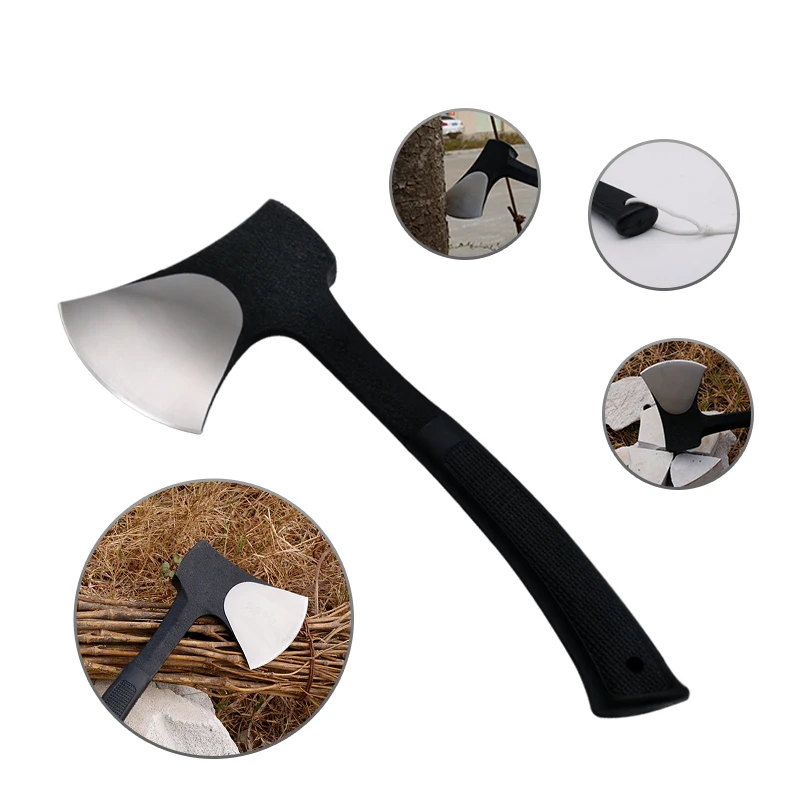 High quality carbon steel blade outdoor survival kit camping axe tool multi fireman axe