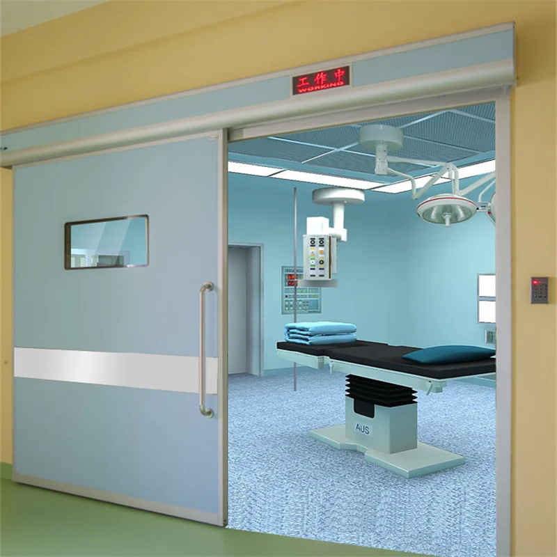 Best Selling Hospital Operating Theater Airtight Sliding Stainless Steel Door