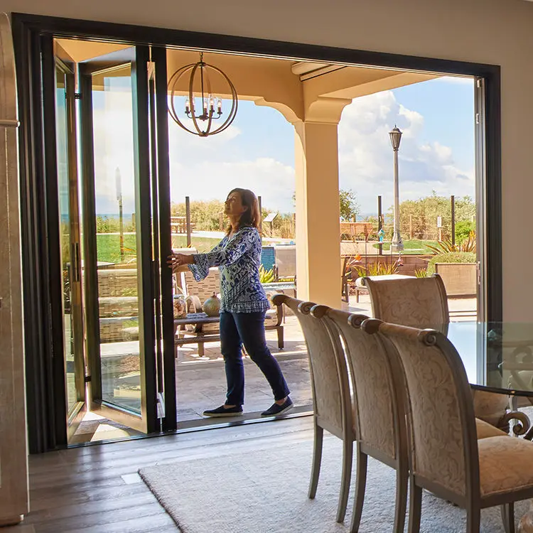 China Burglar-Proof External Pivot Door With Glass Residential Insulated Security Door Heavy-Duty Cast Aluminum Security Door