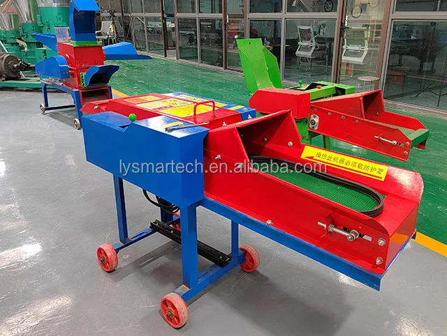 Cow sheep paddy straw cutting grass corn maize silage wheat stalk chopper machine for animal food feed grinder chaff cutter