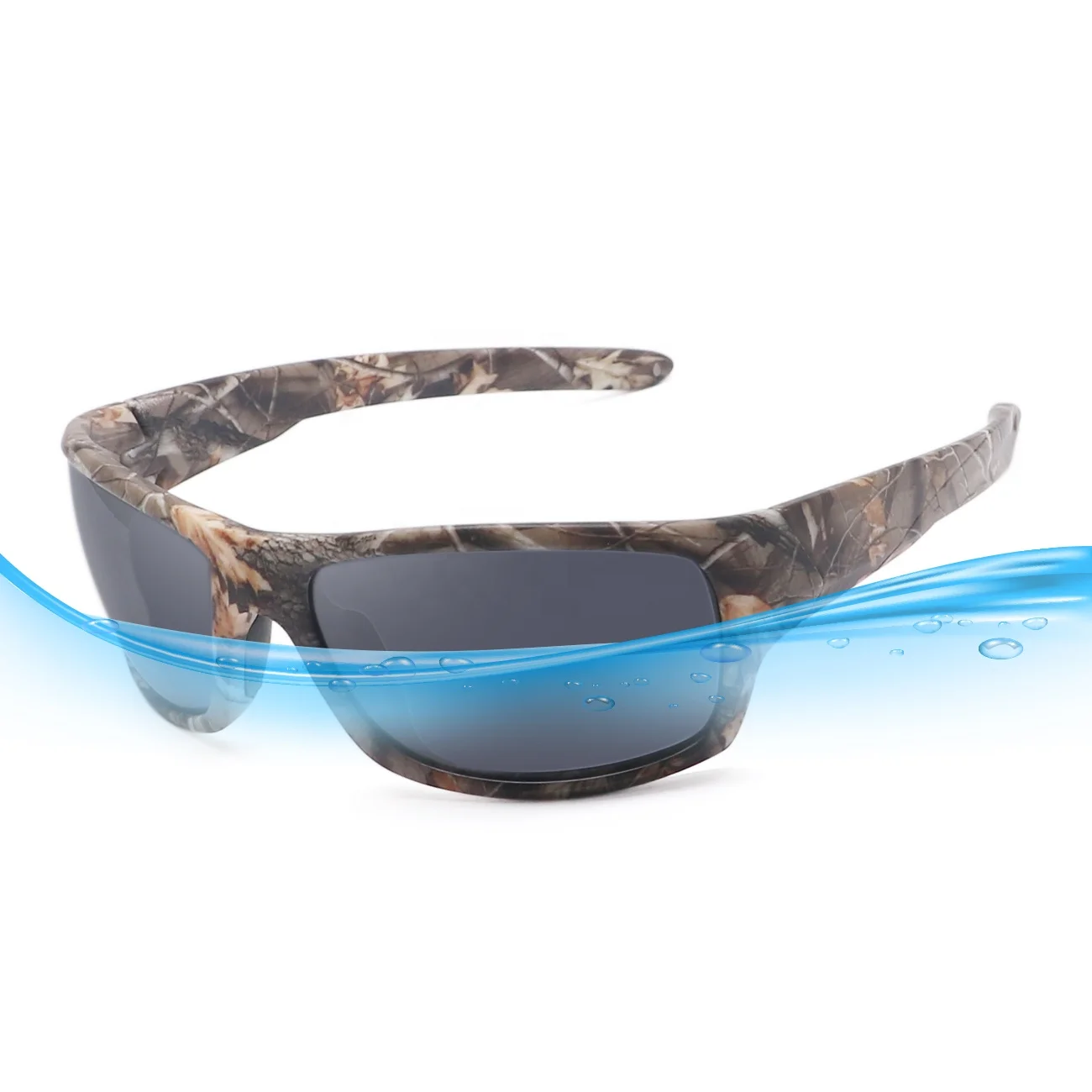 Floating Sunglasses Sport Eyewear Camouflage Fishing Driving Polarized Customized Logo Sun Glasses Men Women UV400 2022