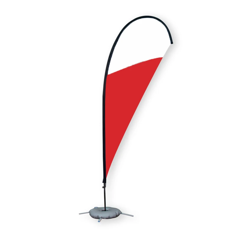 OEM Oudtoor 12Feet Tall Waterproof Polyester Advertising Feather Flag Car Wash Flag For Businesses