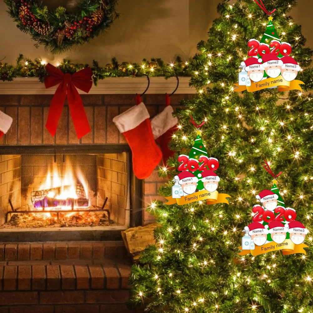 
Personalized surviving family DIY Christmas tree pendant, a creative gift for the family 