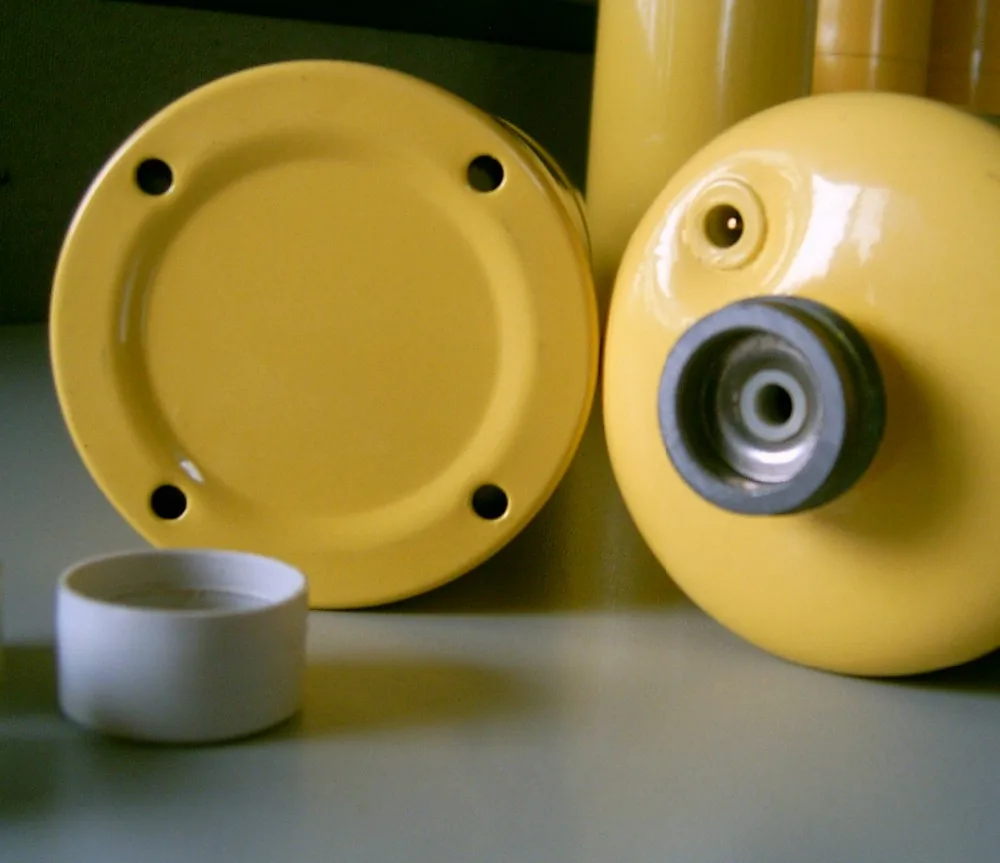 Customized color Low pressure DOT39 ST 12 steel empty small gas cylinder for MAPP