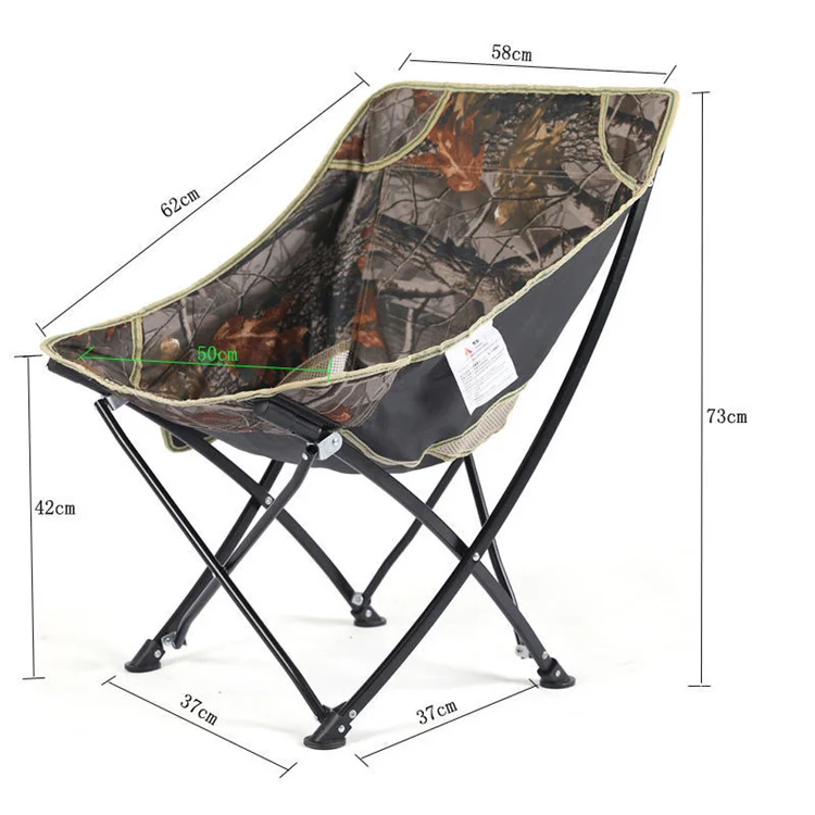 Custom Lightweight portable beach chair folding outdoor lawn folding chair