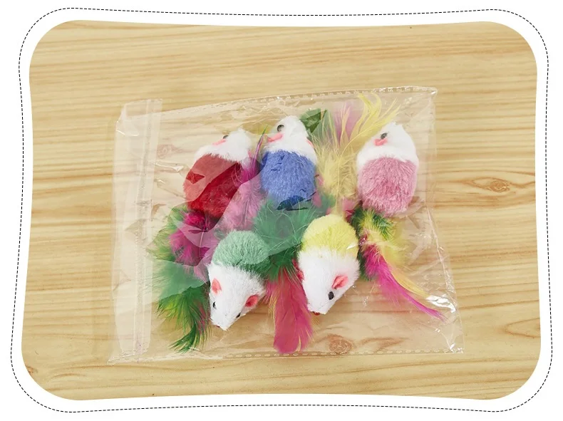 
Wholesale Manufacturers OEM Plush Mice Mouse Cat Toy 