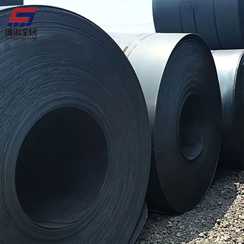 Chinese Manufacturer Ss400 Q235 Q345 Ms Iron Black Sheet Metal Hot Rolled Carbon Steel Coil