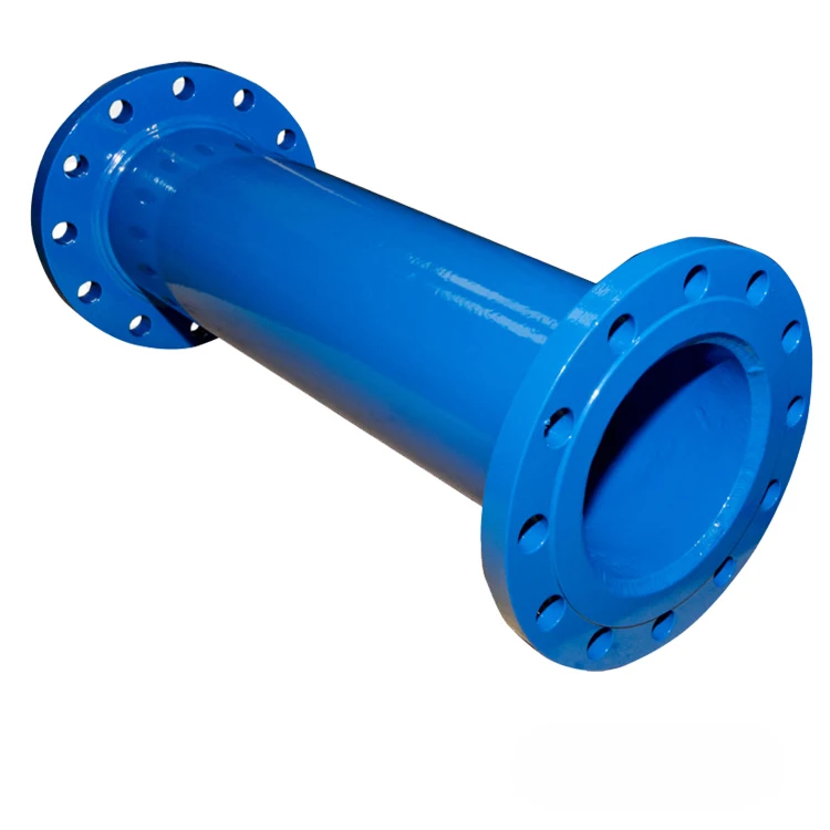 FBE Double Flanged Di Pipe Ductile Iron Pipe Double Flange  Pipe  Iso2531 En545 En598