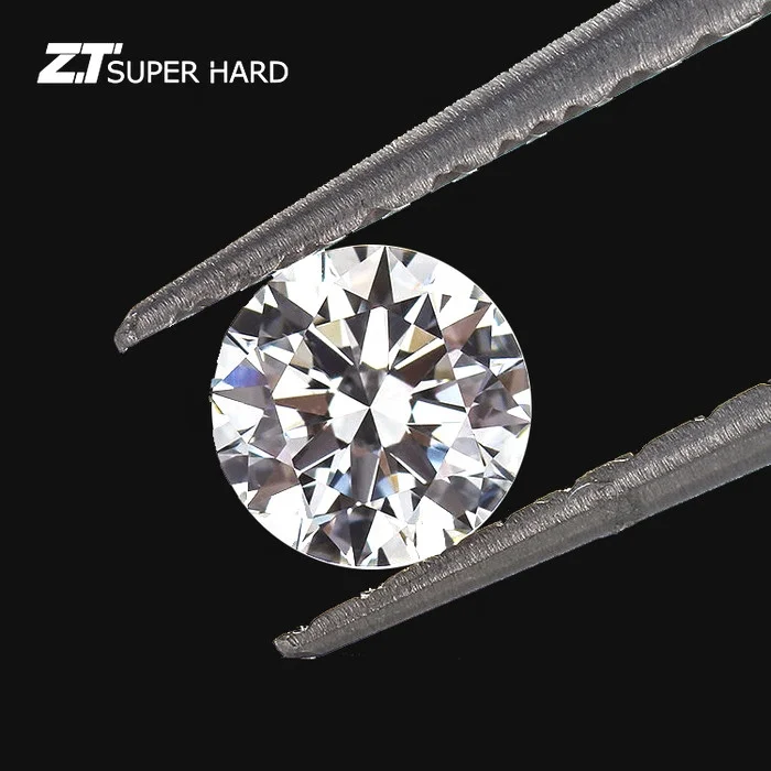 Polished lab created diamond natural loose white round diamonds