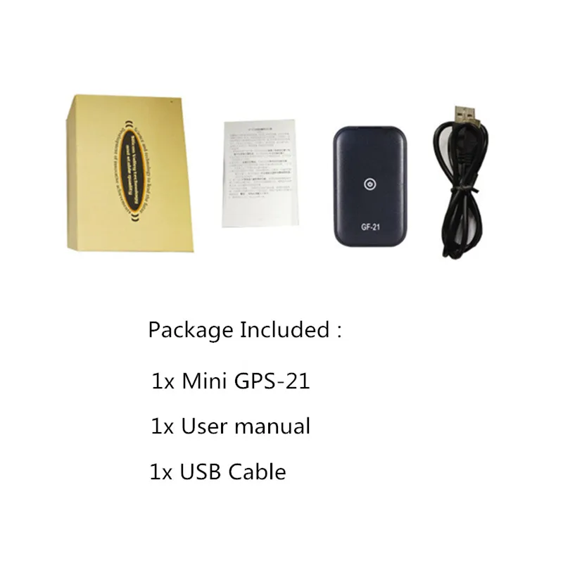 Mini Real Time GF-21 GPS Tracking Device With SOS Voice Recorder Audio Recording Micro GPS Tracker