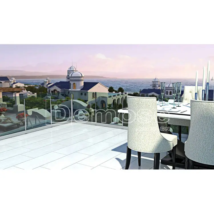 New design Stainless Steel Frameless Glass Railing Balcony Balustrade Railing glass