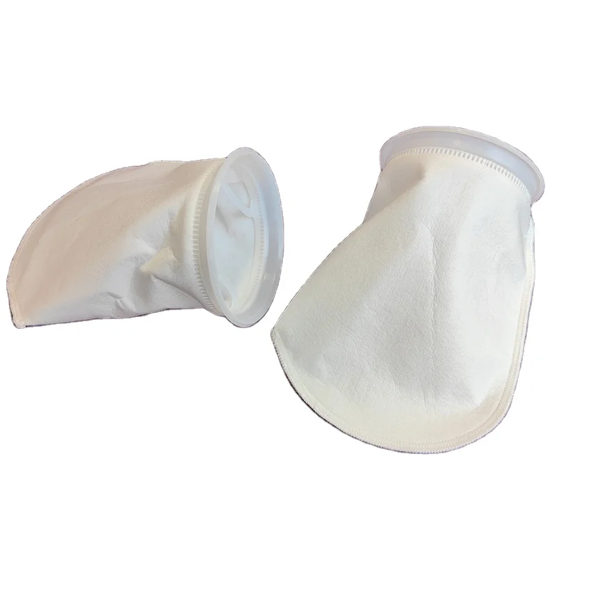 Good quality 0.5 1 5 10 25 50 100 micron PE PET filter sock mesh Polyester liquid filter bag