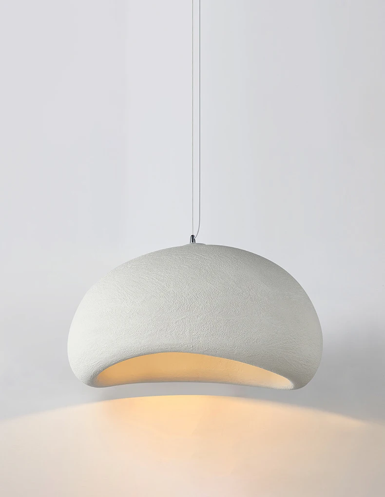 Japanese Wabi-Sabi Chandelier Modern Minimalist Dining Room Living Room Bedroom Bar Designer E26/27 Decorate Hanging