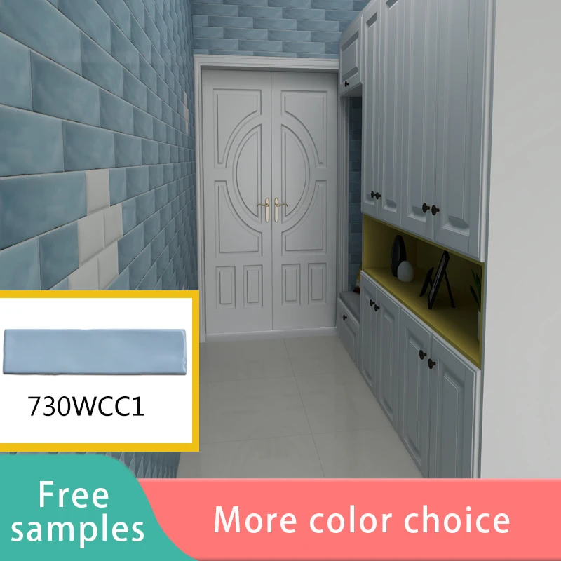 Оптовая цена аксессуары для бассейна синяя керамическая глазурованная плитка угловая настенная