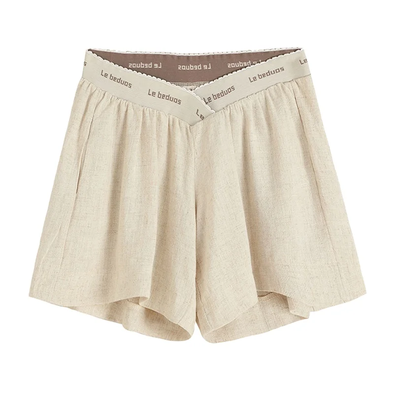 Оптовая продажа, модные короткие брюки для беременных с низкой талией, женские спортивные брюки