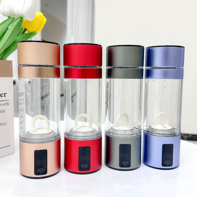 CAMAZ hydrogen rich water bottle hydrogen and ozone water bottle generator 5000 ppb ionizer h2 water cup