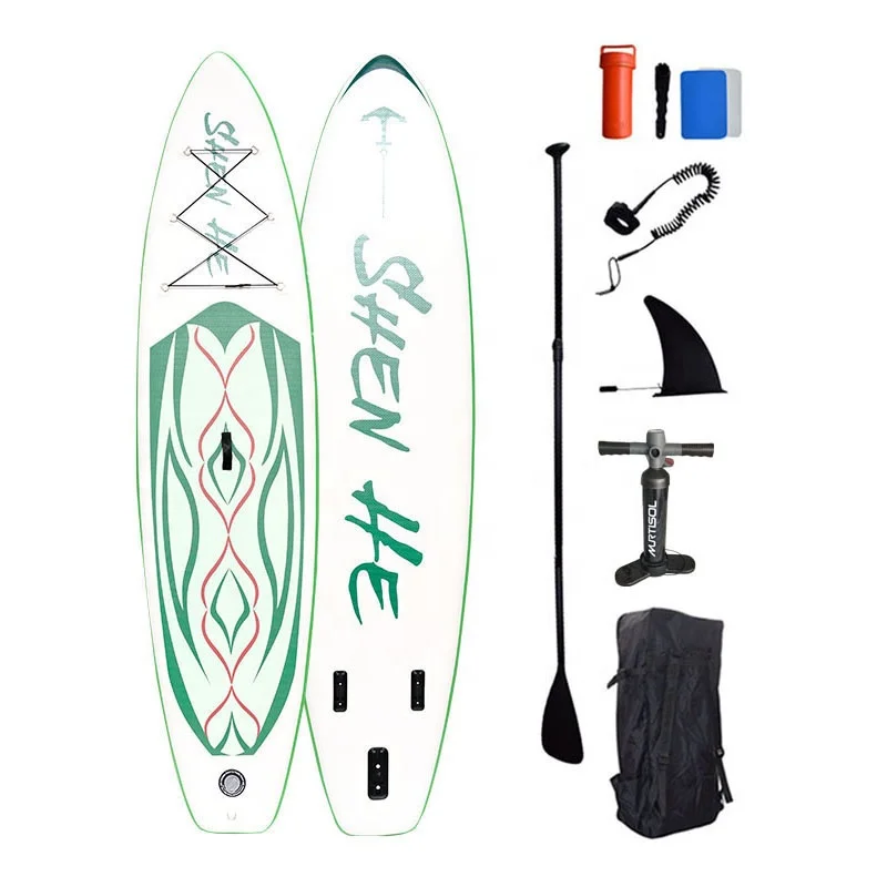 Cuatom Pvc Surfboard Sup Inflatable Surfing Oem Cheap New Design Supboard Stand Up Paddle