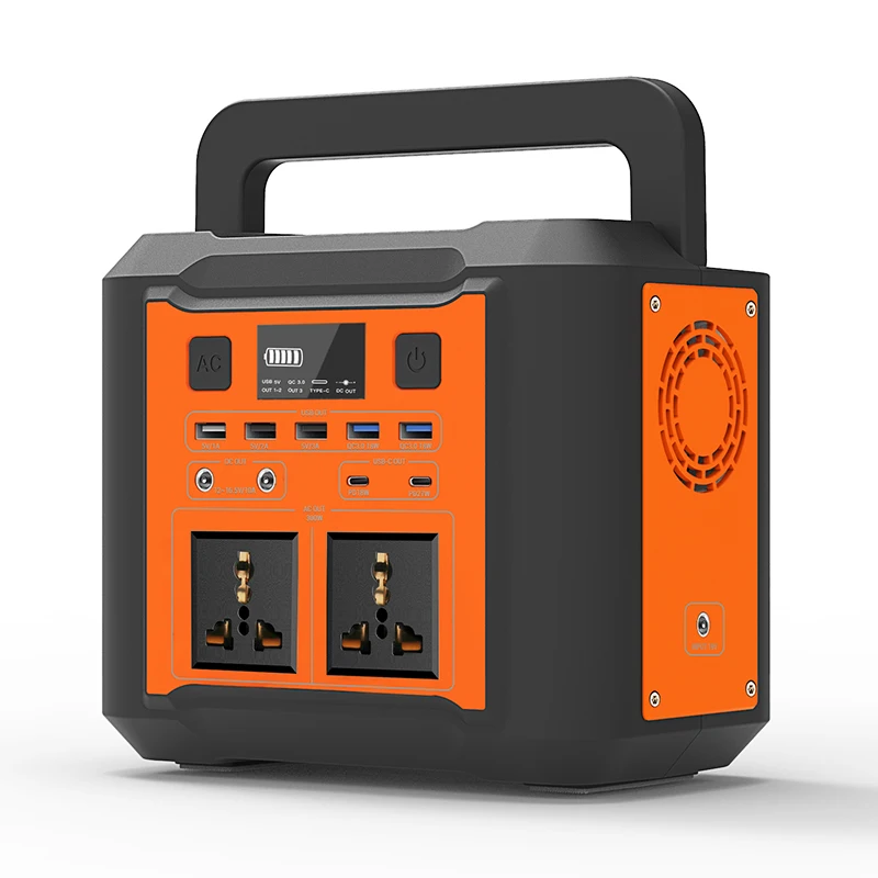 110V 240V AC Output 80000mAh 4USB All In One Portable Power Station Solar Power Generator 300W 500W For Home Use