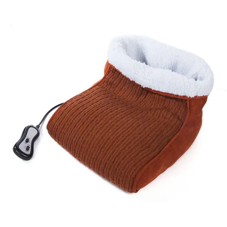 Hot Sale 2 Motors Usb Vibration And Heating Office Foot Warmer With Massage