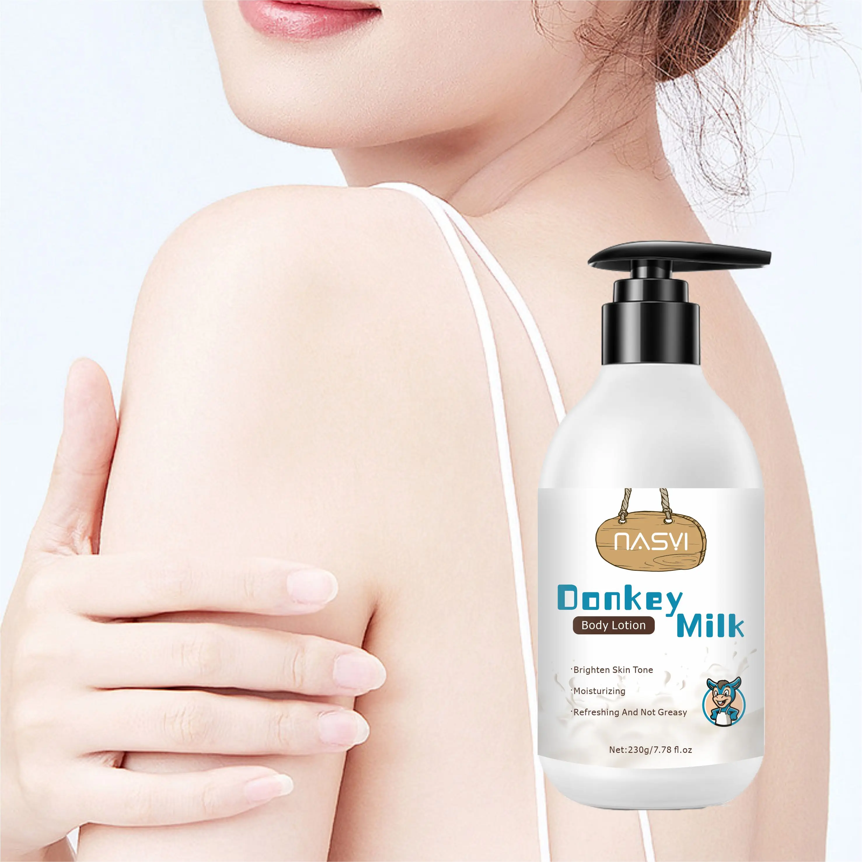 Wholesale Factory Price Amino Acid Donkey Milk Moisturizing Firming Brightening Body Milk