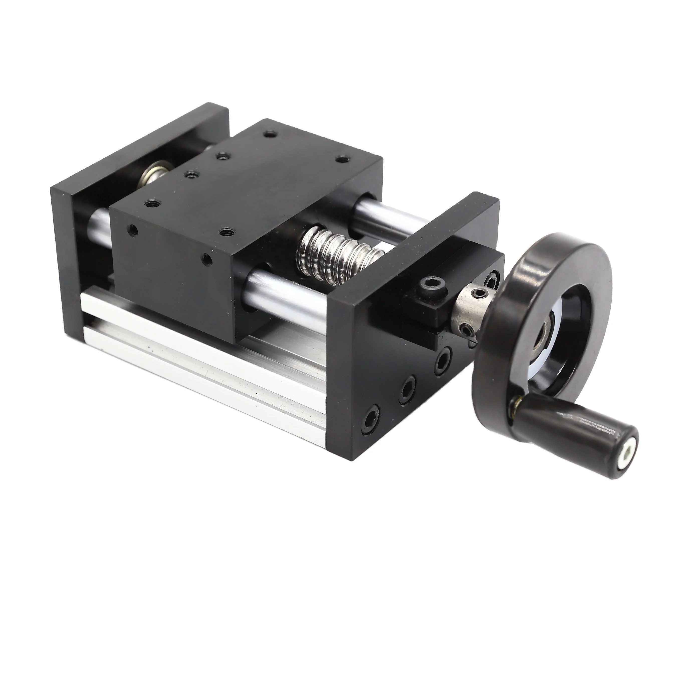 EBH-200mm stroke  hand wheel manual precision ball screw linear guide rail lifting slide module