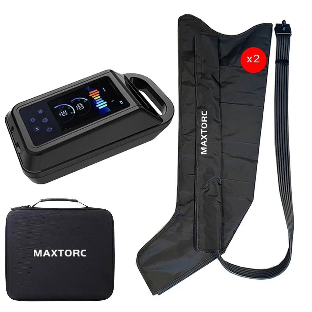 Air compression boots for circulation rapid reboot system compression boots