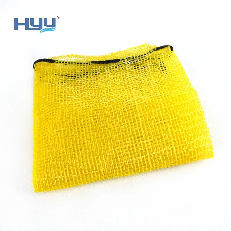 HDPE Packing Potato Onion Packages Sack PE Raschel Mesh Bag