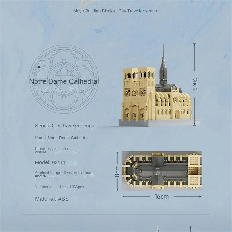 Moyu Mini Blocks World Architecture Assembling Building Bricks Toys for Kids Present Educational Gifts Big Ben Colosseum