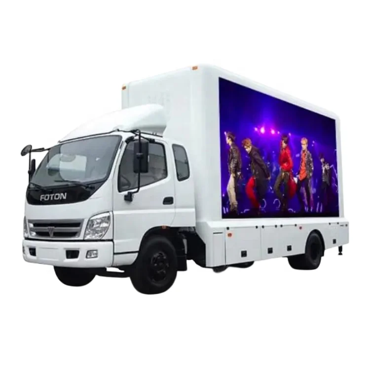 Outdoor P3 P4 waterproof Led Display truck Full color Mobile Advertising Trucks For Sale