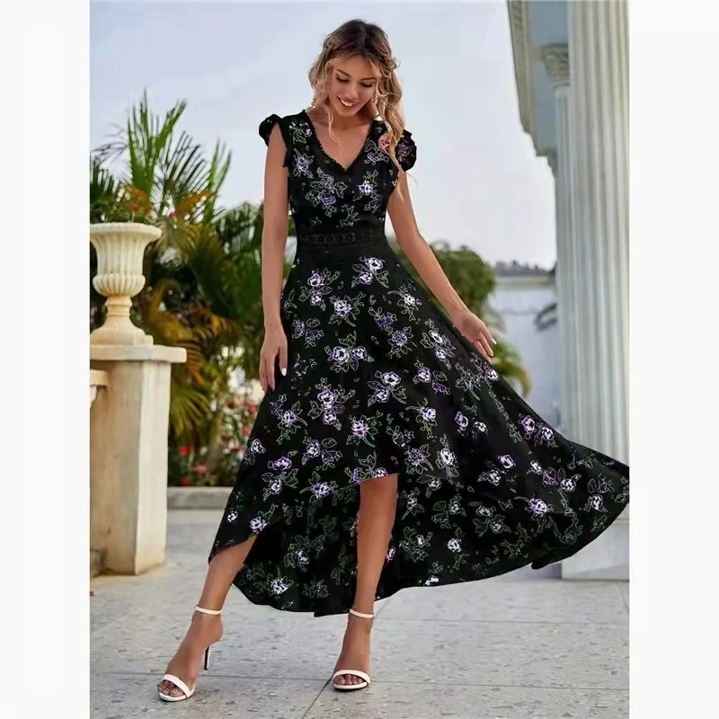 Sell High-Quality Good Price Womens Dresses Casual Summer Passion Bright And Clear Youth Clean Sexy Dress Women