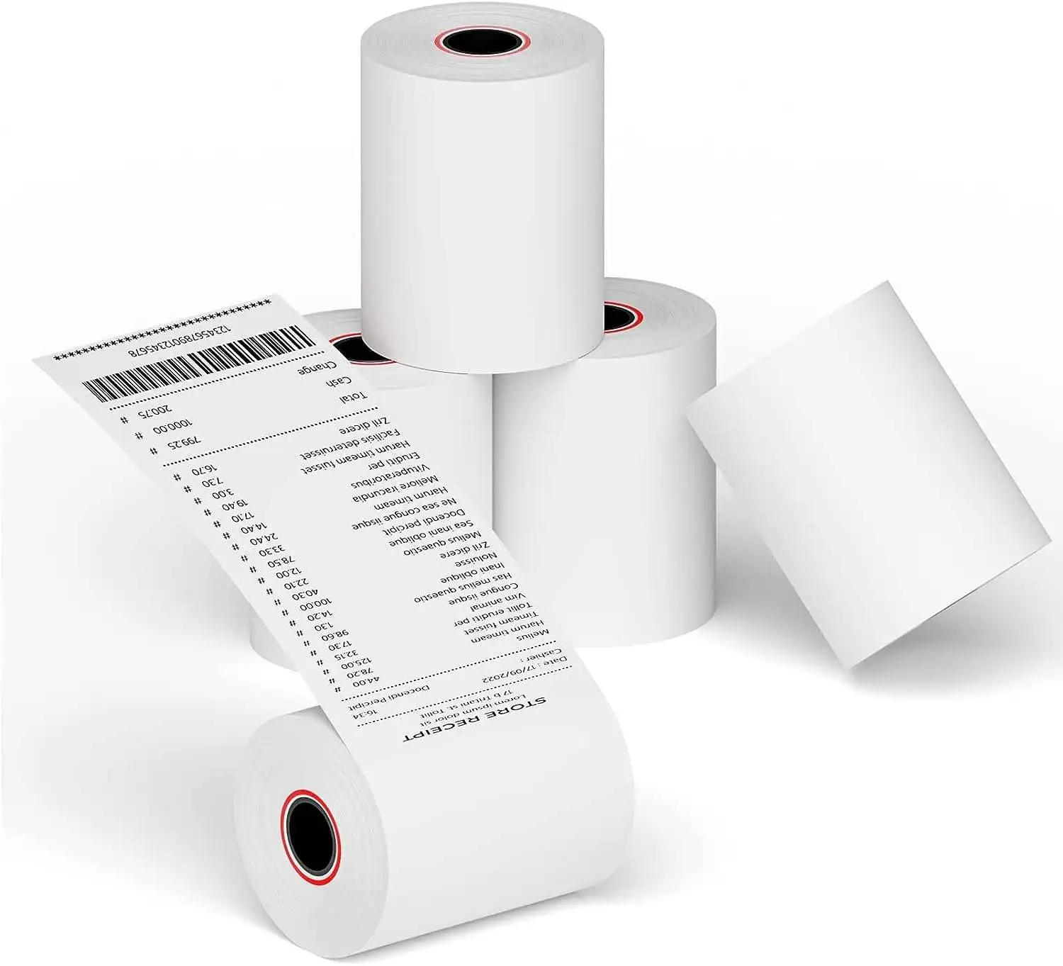 High Quality Thermal Printer Roll Paper 57 x 40 mm Customized Cash Register Paper Roll 57mm