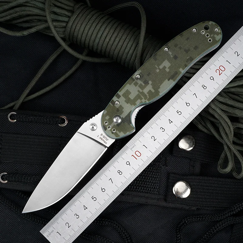 Популярные Онтарио G10 ручка AUS8 лезвие складной кемпинг тактическое Выживание карманный нож для повседневного использования чрезвычайных ситуаций на открытом воздухе охотничьи ножи