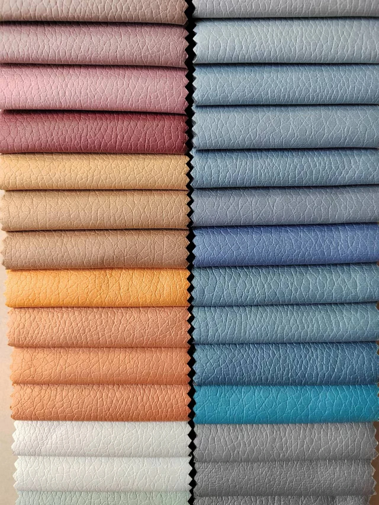 2022 new technology cloth 100% polyester sofa fabric and embossed leather  faux leather