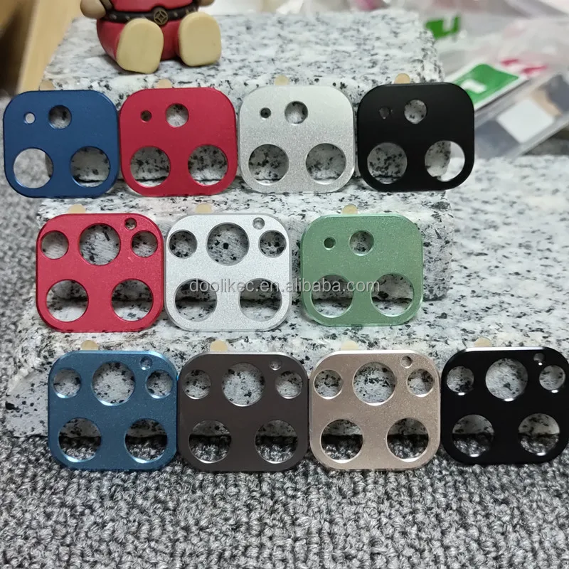 Cell phone Aluminum Alloy Camera Lens Frame Cover For iPhone 11 12 13 Pro Max Camera Lens Protector 