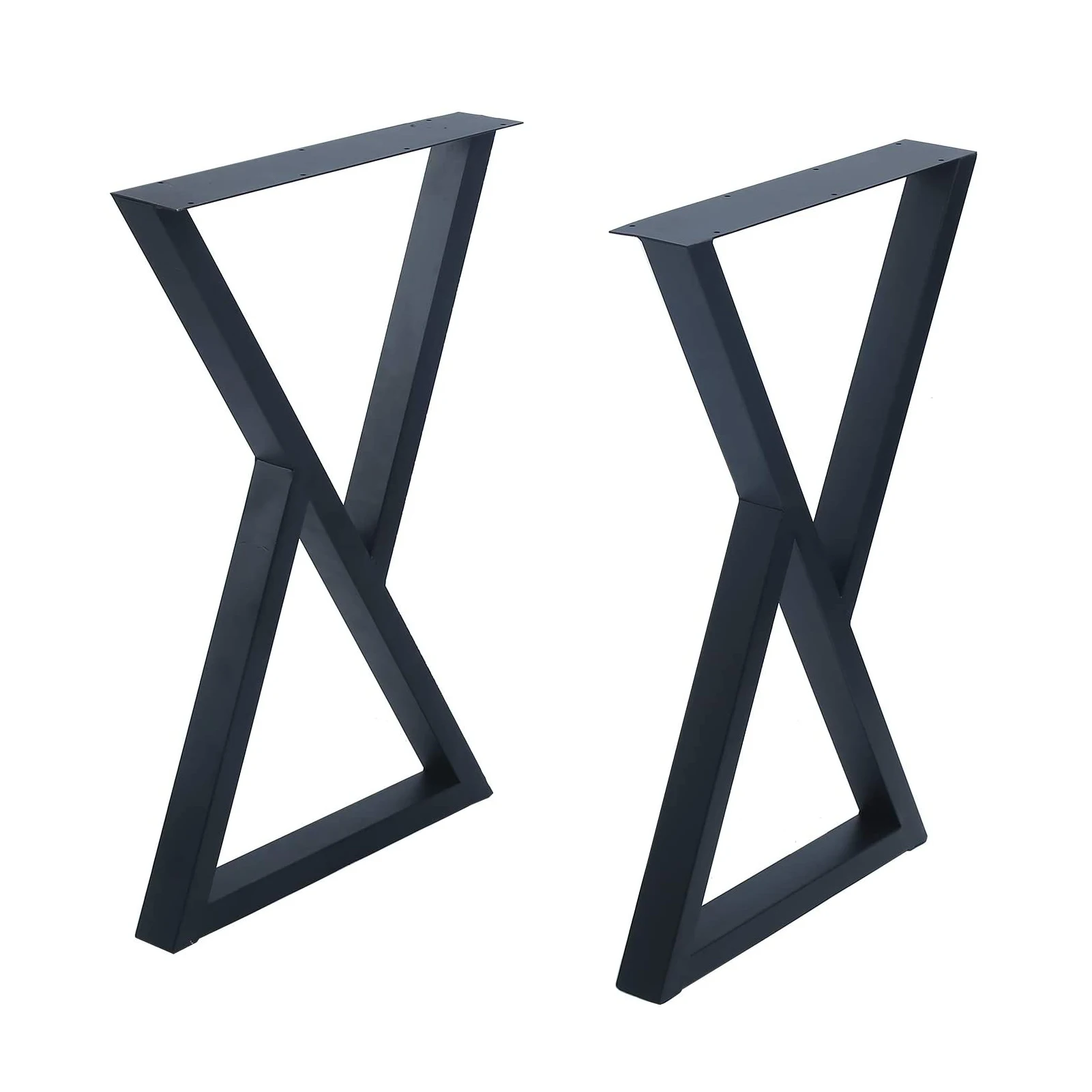 2 Pcs Industrial Modern Triangle Shape Desk Metal Cast Iron Bench Dining Coffee Table Legs DIY Cast Iron Bench Legs