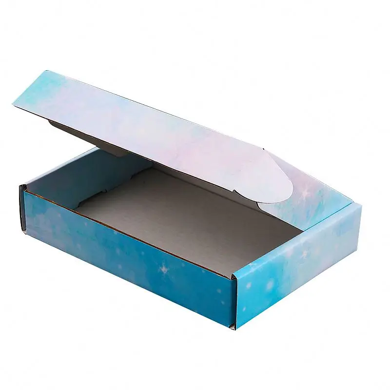 Дешевая упаковка, коричневая Крафтовая почтовая коробка из гофрированной бумаги