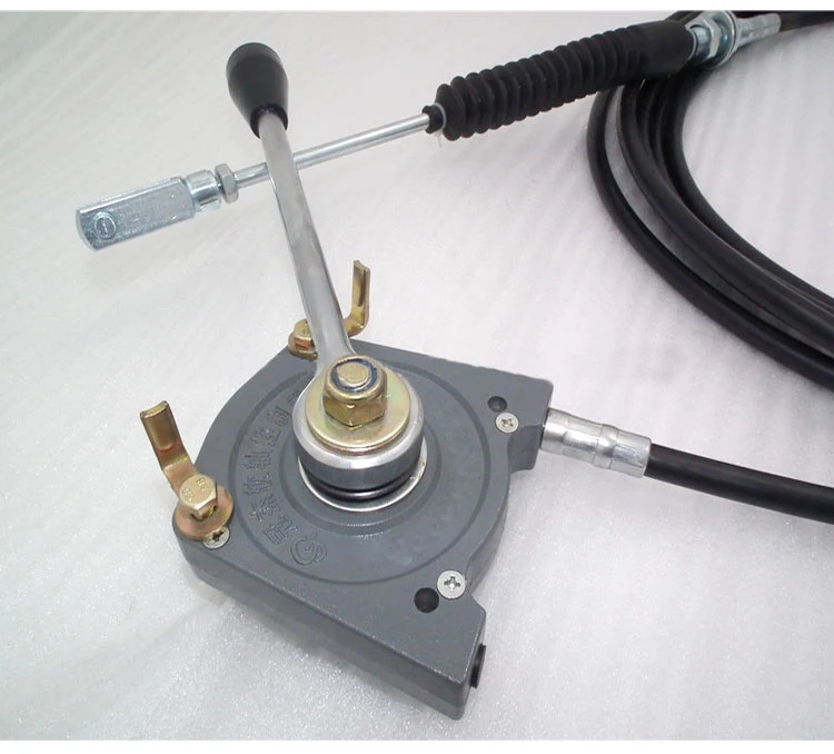 GJ1103 Throttle Accelerator Push Pull for Loader Hand Control With Cable 2.5M