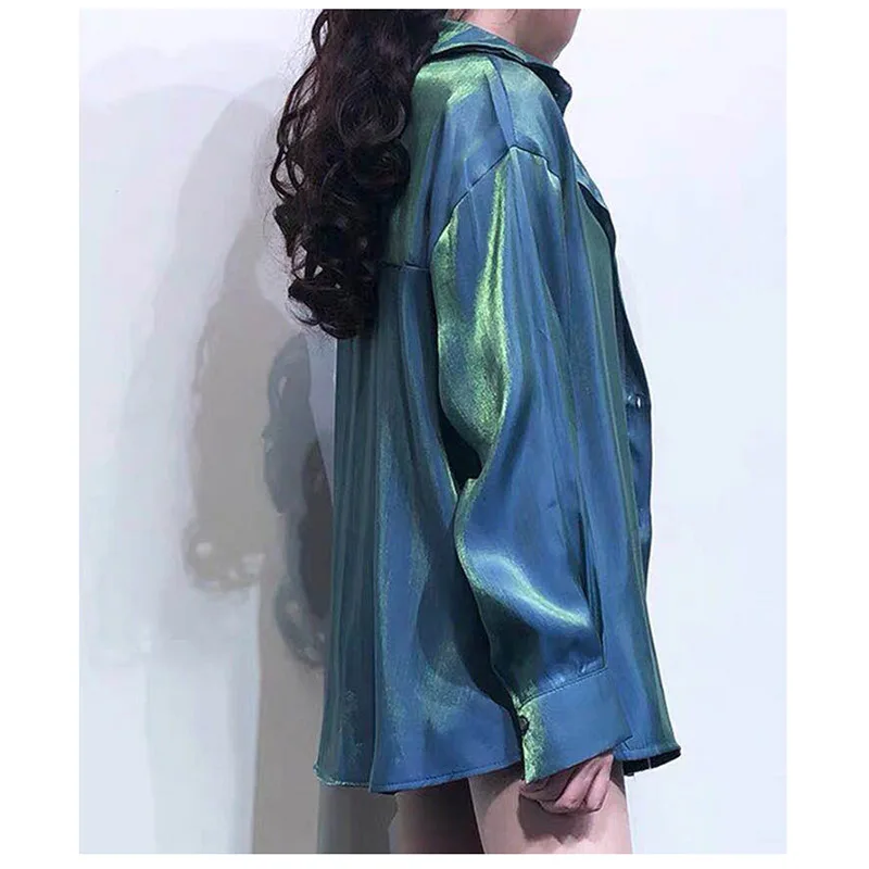High Quality Soft Polyester Rayon shiny Silky Shiny Glazed Mercerized Bright Glass Silk Shine soft designer fabrics for Garments