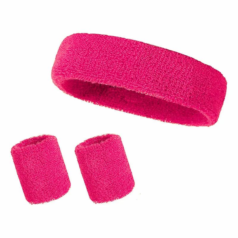 Wholesale 3 Pieces Sports Wristband Headband For Women Men