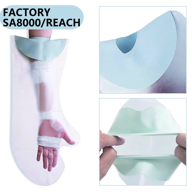 children leg waterproof wound covers cast bandage protector reusable cast wound protector wound care dressing covers pvc tpu12