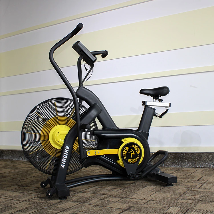 2020 Durable Commercial Spin Bike Wind Resistance, Indoor Cycling Bike Digital Spinning Exercise Bicycle Wind Resistant Bike