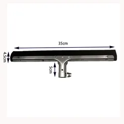 New Arrival  35cm Wear resistant double EVA stainless steel floor squeegee