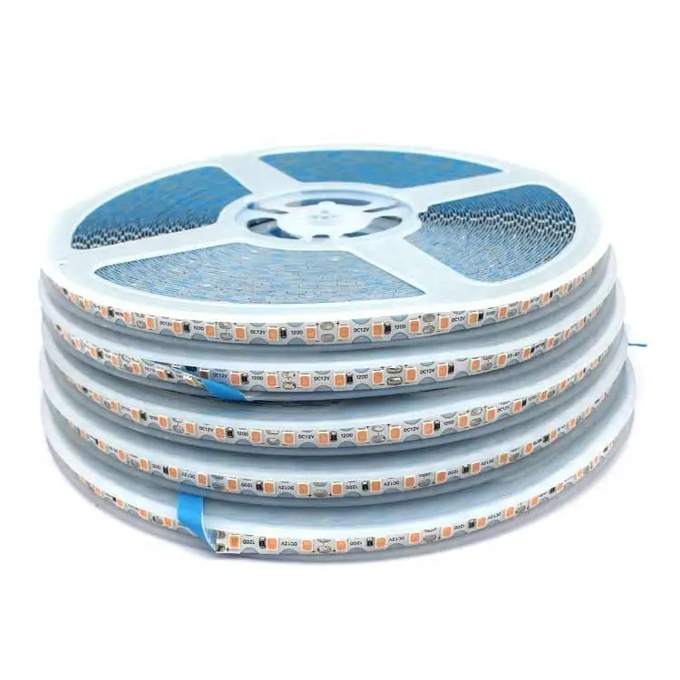 GMHD2403001 2024 new design 2835 S Shaped 120leds/m flexible led strip light 12v/24v 6mm fpcb S Type Foldable strip led light
